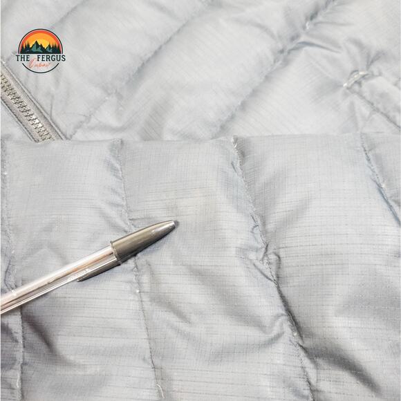 Columbia Down Puffer Jacket Black Full-Zip Autumn Park Gorpcore Men's XL Tall - Picture 9 of 16